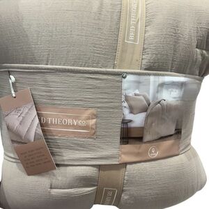 Bed Theory Co. Four Piece Gauze Queen Terra Comforter Set Set 90”x90”